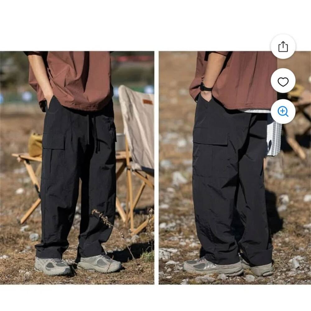 M/L Cargo Drawstring Pants - Picture 2 of 3